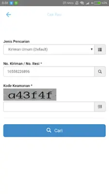 Cek Resi android App screenshot 2